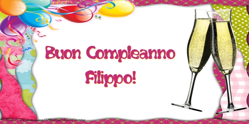 Buon Compleanno Filippo! - Cartoline compleanno