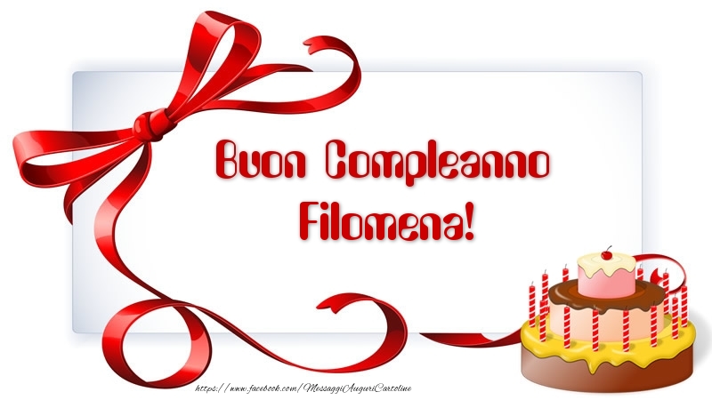 Buon Compleanno Filomena! - Cartoline compleanno