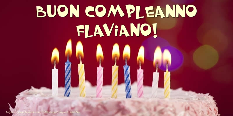 Torta - Buon compleanno, Flaviano! - Cartoline compleanno con torta