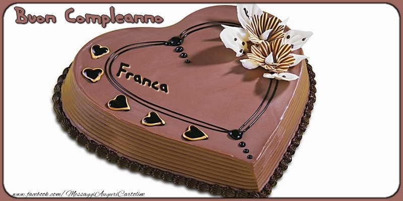 Buon Compleanno, Franca! - Cartoline compleanno