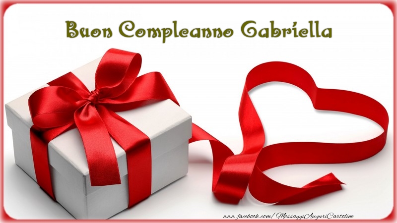 Buon Compleanno Gabriella - Cartoline compleanno