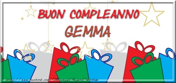 Buon compleanno Gemma - Cartoline compleanno