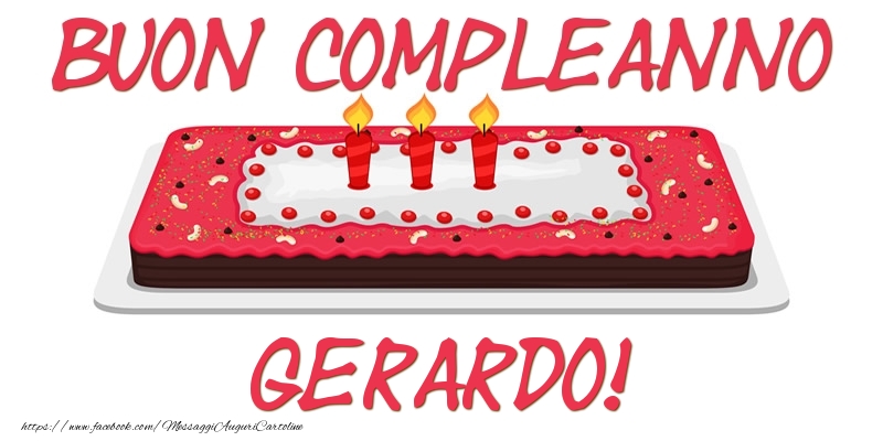 Buon Compleanno Gerardo! - Cartoline compleanno