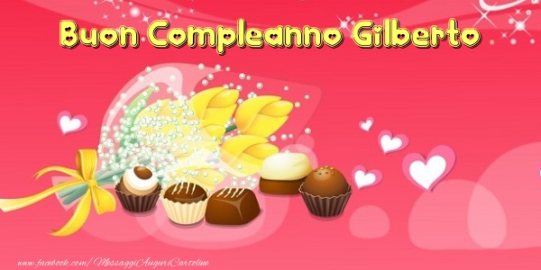 Buon Compleanno Gilberto - Cartoline compleanno