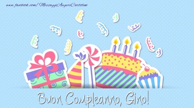 Buon Compleanno, Gino! - Cartoline compleanno