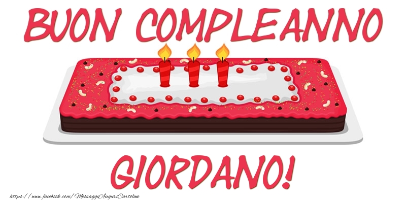 Buon Compleanno Giordano! - Cartoline compleanno