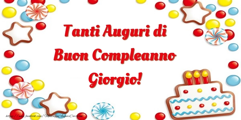 Tanti Auguri di Buon Compleanno Giorgio! - Cartoline compleanno