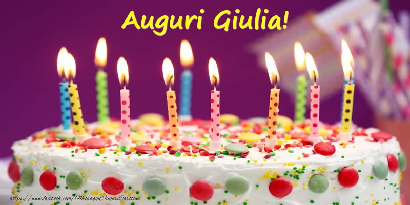 Auguri Giulia! - Cartoline compleanno