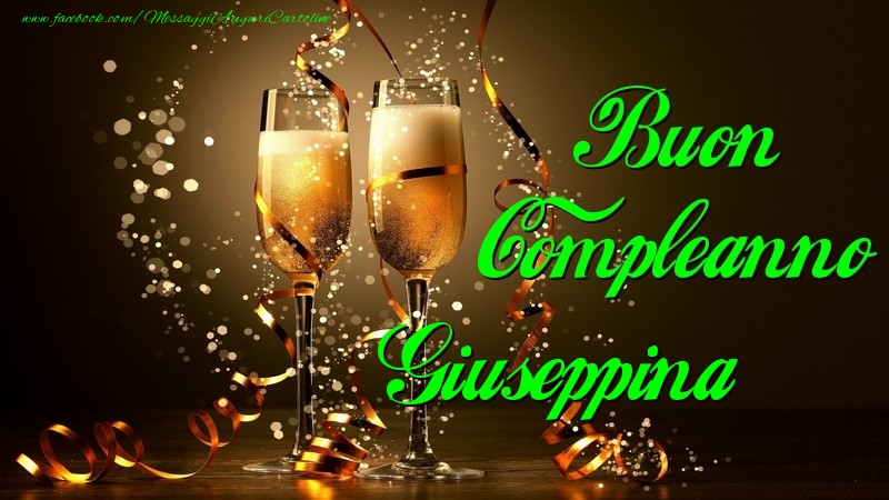 Buon Compleanno Giuseppina - Cartoline compleanno