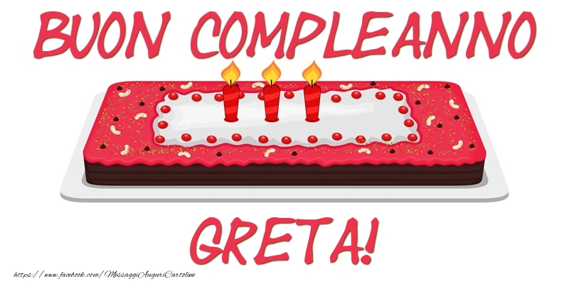 Buon Compleanno Greta! - Cartoline compleanno