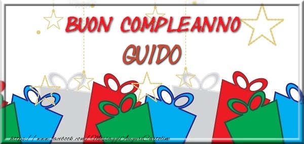 Buon compleanno Guido - Cartoline compleanno