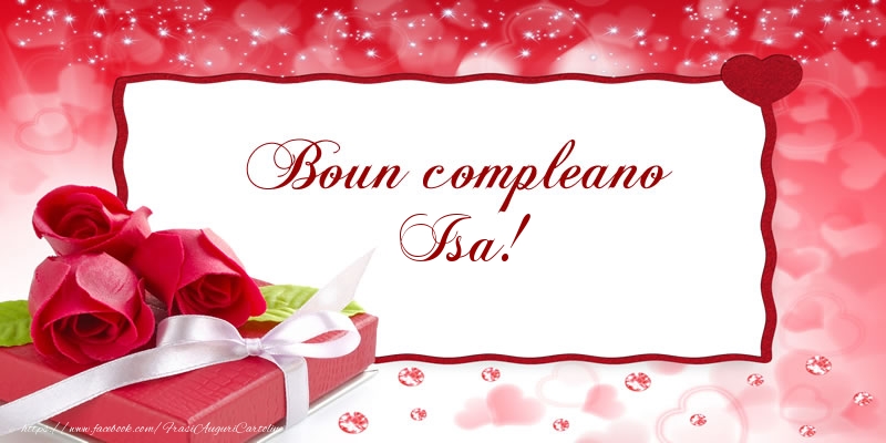 Boun compleano Isa! - Cartoline compleanno