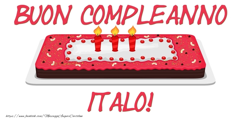 Buon Compleanno Italo! - Cartoline compleanno