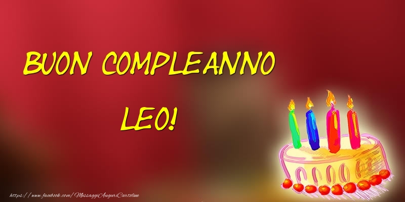 Buon Compleanno Leo! - Cartoline compleanno