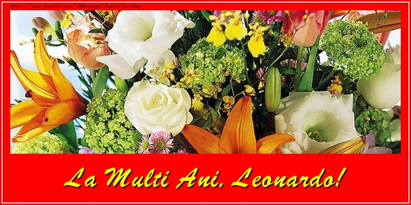 Buon Compleanno, Leonardo! - Cartoline compleanno