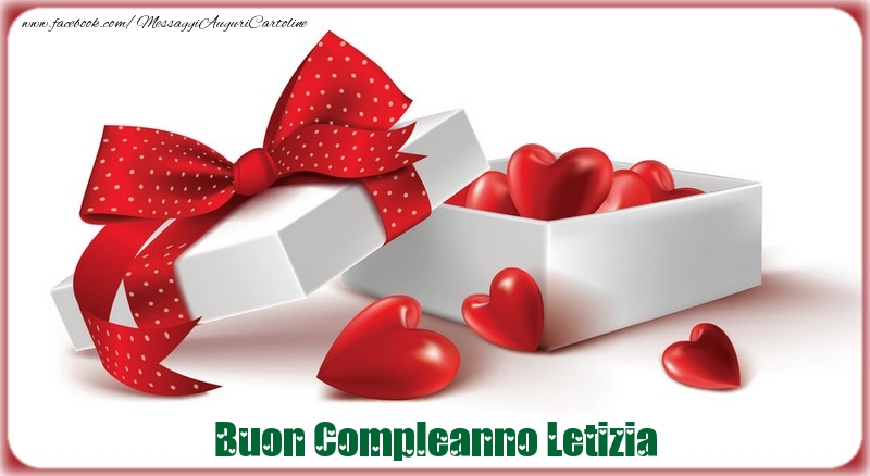 Buon Compleanno Letizia - Cartoline compleanno