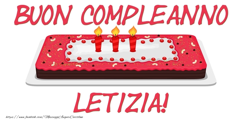 Buon Compleanno Letizia! - Cartoline compleanno