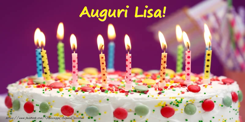 Auguri Lisa! - Cartoline compleanno