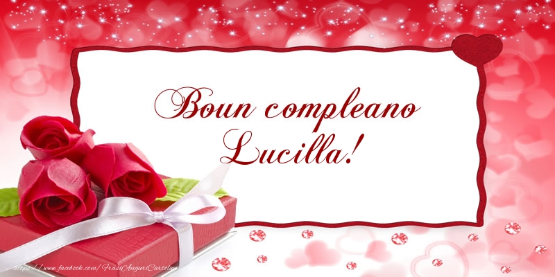 Boun compleano Lucilla! - Cartoline compleanno