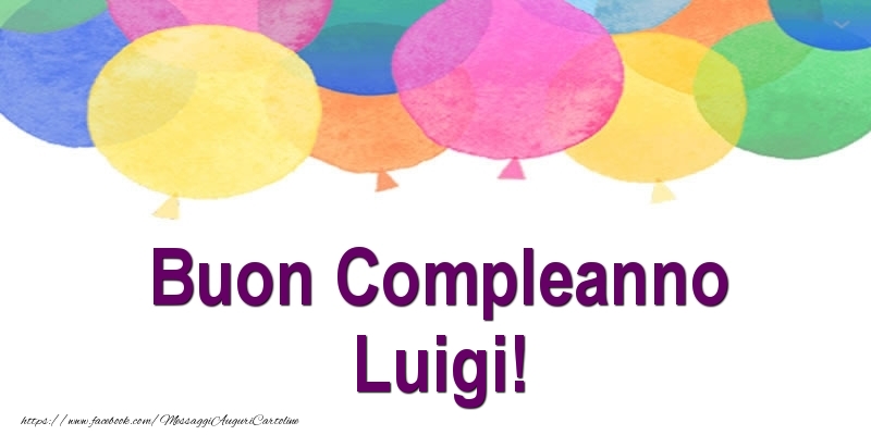 Buon Compleanno Luigi! - Cartoline compleanno