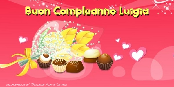 Buon Compleanno Luigia - Cartoline compleanno