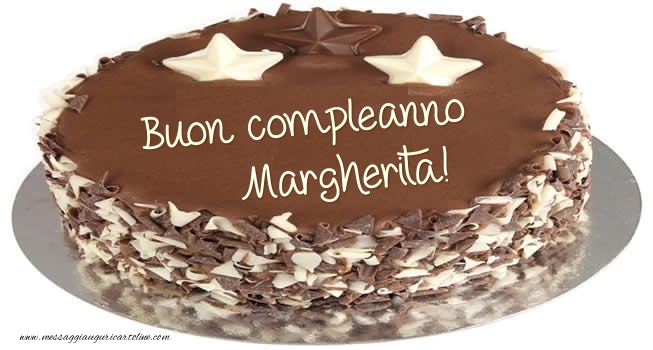  Buon compleanno Margherita! - Cartoline compleanno con torta