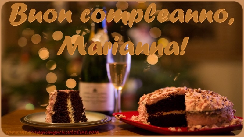Buon compleanno, Marianna - Cartoline compleanno