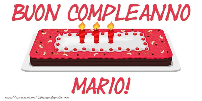Buon Compleanno Mario! - Cartoline compleanno