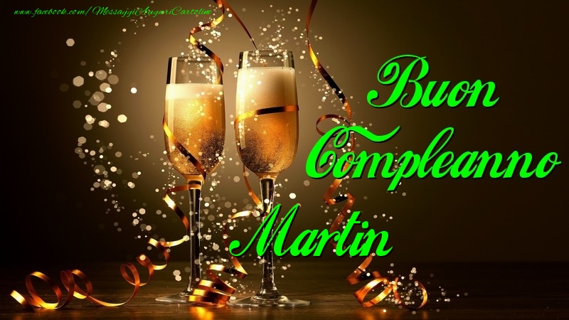 Buon Compleanno Martin - Cartoline compleanno