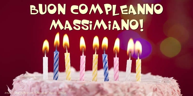 Torta - Buon compleanno, Massimiano! - Cartoline compleanno con torta