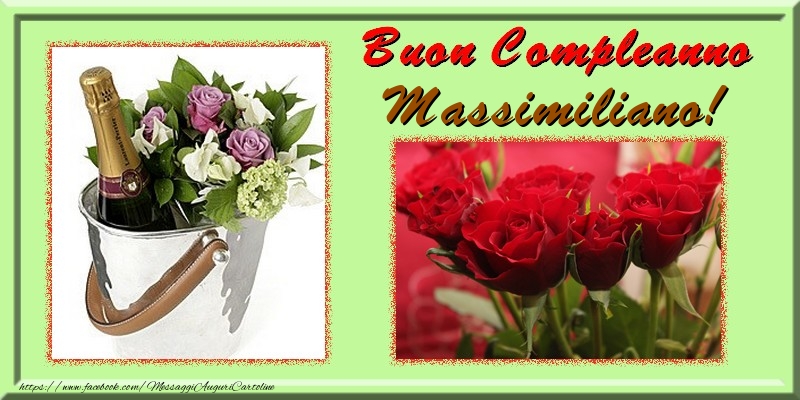 Buon Compleanno Massimiliano - Cartoline compleanno
