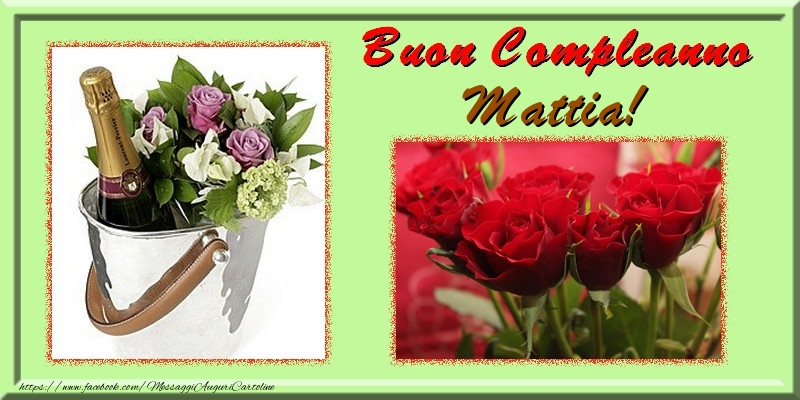 Buon Compleanno Mattia - Cartoline compleanno