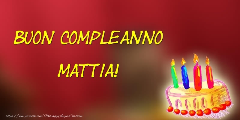 Buon Compleanno Mattia! - Cartoline compleanno