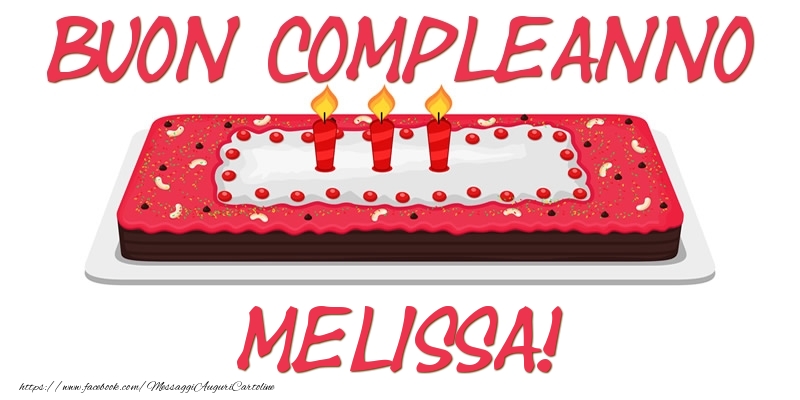 Buon Compleanno Melissa! - Cartoline compleanno