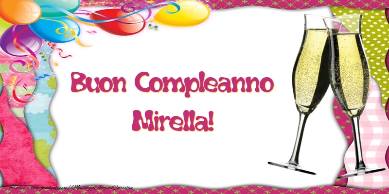 Buon Compleanno Mirella! - Cartoline compleanno