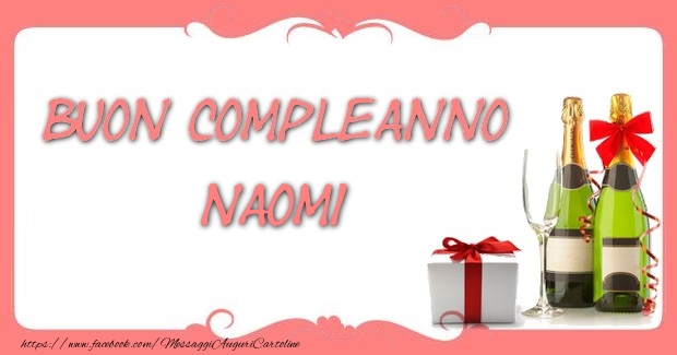 Buon compleanno Naomi - Cartoline compleanno