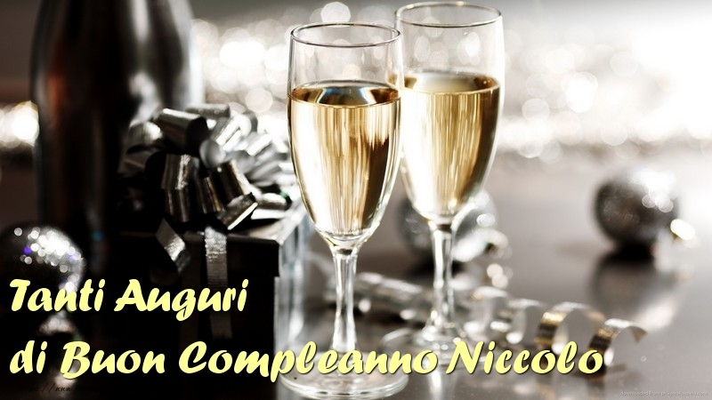 Tanti Auguri di Buon Compleanno Niccolo - Cartoline compleanno