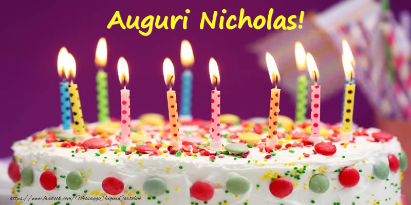 Auguri Nicholas! - Cartoline compleanno