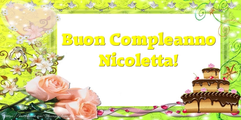 Buon Compleanno Nicoletta! - Cartoline compleanno