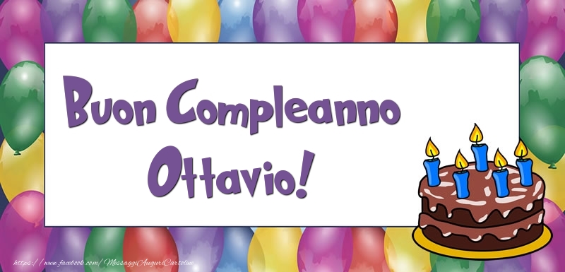 Buon Compleanno Ottavio - Cartoline compleanno