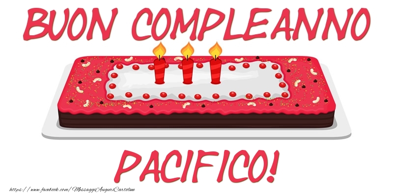 Buon Compleanno Pacifico! - Cartoline compleanno
