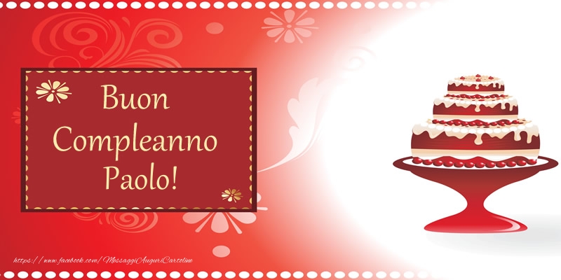 Buon Compleanno Paolo! - Cartoline compleanno