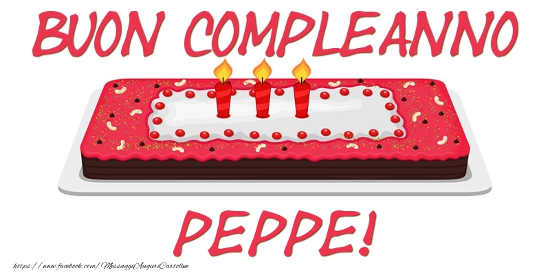 Buon Compleanno Peppe! - Cartoline compleanno