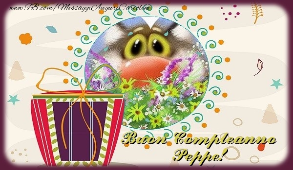 Buon Compleanno Peppe - Cartoline compleanno