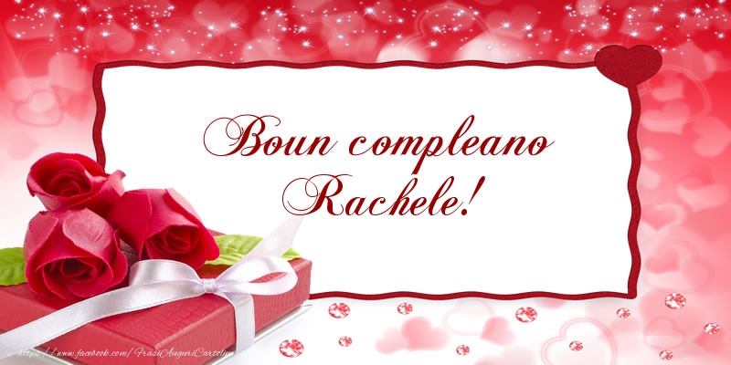 Boun compleano Rachele! - Cartoline compleanno
