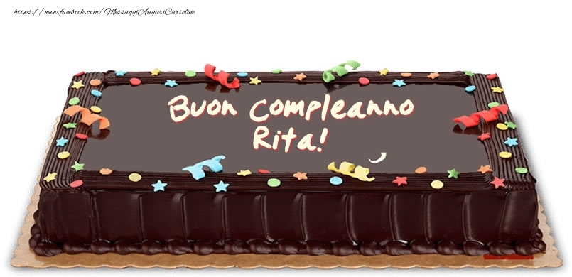 Torta di compleanno per Rita! - Cartoline compleanno con torta