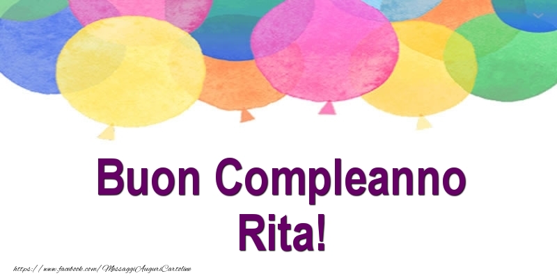 Buon Compleanno Rita! - Cartoline compleanno