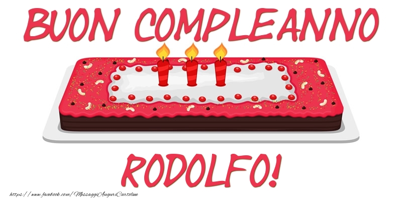 Buon Compleanno Rodolfo! - Cartoline compleanno
