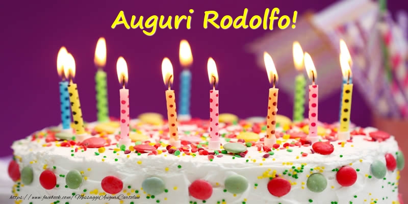 Auguri Rodolfo! - Cartoline compleanno