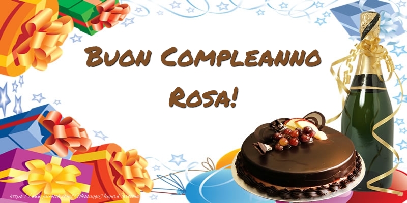 Buon Compleanno Rosa! - Cartoline compleanno